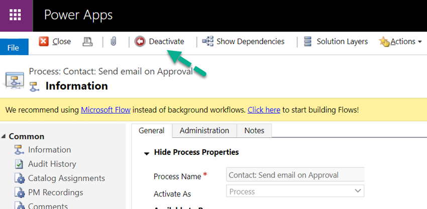 Dynamics CE Workflow Not Triggering On A Field Change